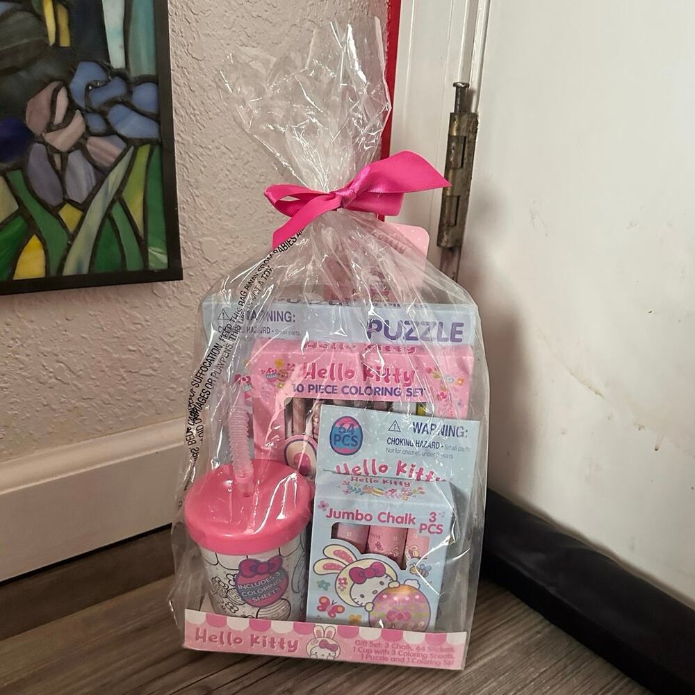 2024 sanrio hello kitty build your own easter basket set